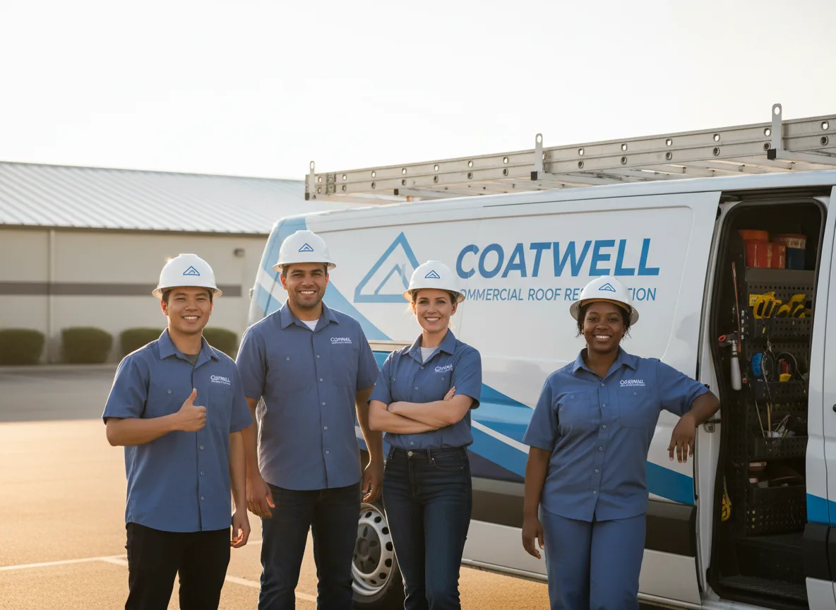 Commercial roof coating company in Concho, OK